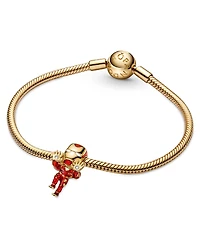 Pandora Cubic Zirconia Marvel the Avengers Iron Man Charm