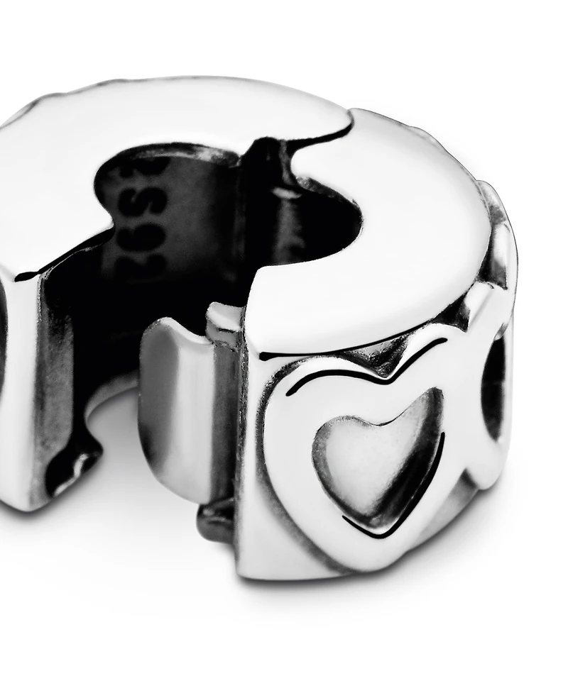 Pandora Sterling Silver Band of Hearts Clip Charm
