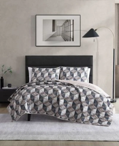 Kenneth Cole New York Gridwork Reversible Quilt Sets