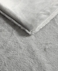 Kenneth Cole Reaction Solid Faux Fur Throw, 60x50