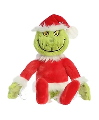 Aurora Medium Stuck On You Grinch Dr. Seuss Whimsical Plush Toy Green 12"