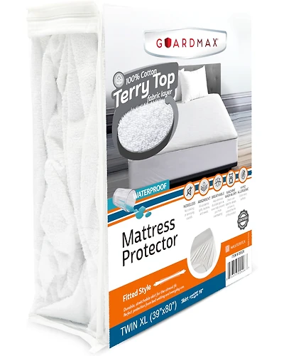 Guardmax Twin Xl Mattress Protector Fitted Sheet
