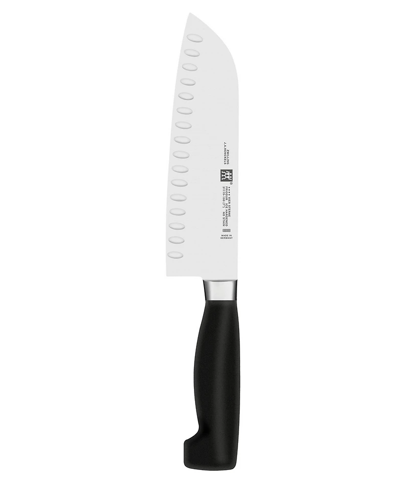 Zwilling Four Star 7" Hollow Edge Santoku Knife