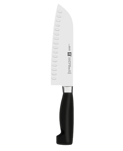 Zwilling Four Star 7" Hollow Edge Santoku Knife