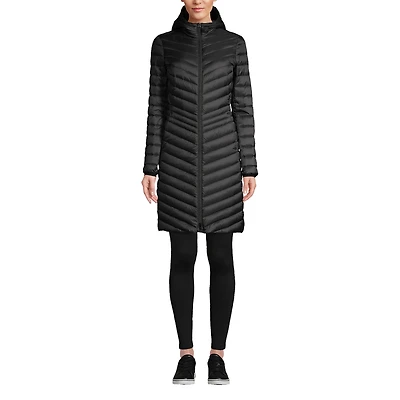 Lands' End Women's Tall Wanderweight Packable Down Coat