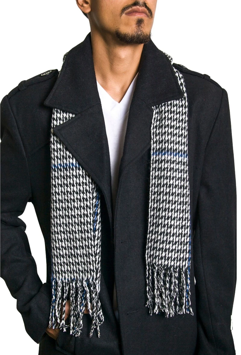 Alpine Swiss Men's Scarf Soft 80 Inch Long Warm Scarves Plaids Winter Shawl