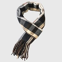 Alpine Swiss Men's Scarf Soft 80 Inch Long Warm Scarves Plaids Winter Shawl