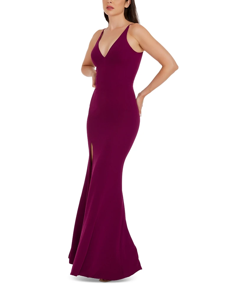 Dress the Population Iris High-Slit Evening Gown