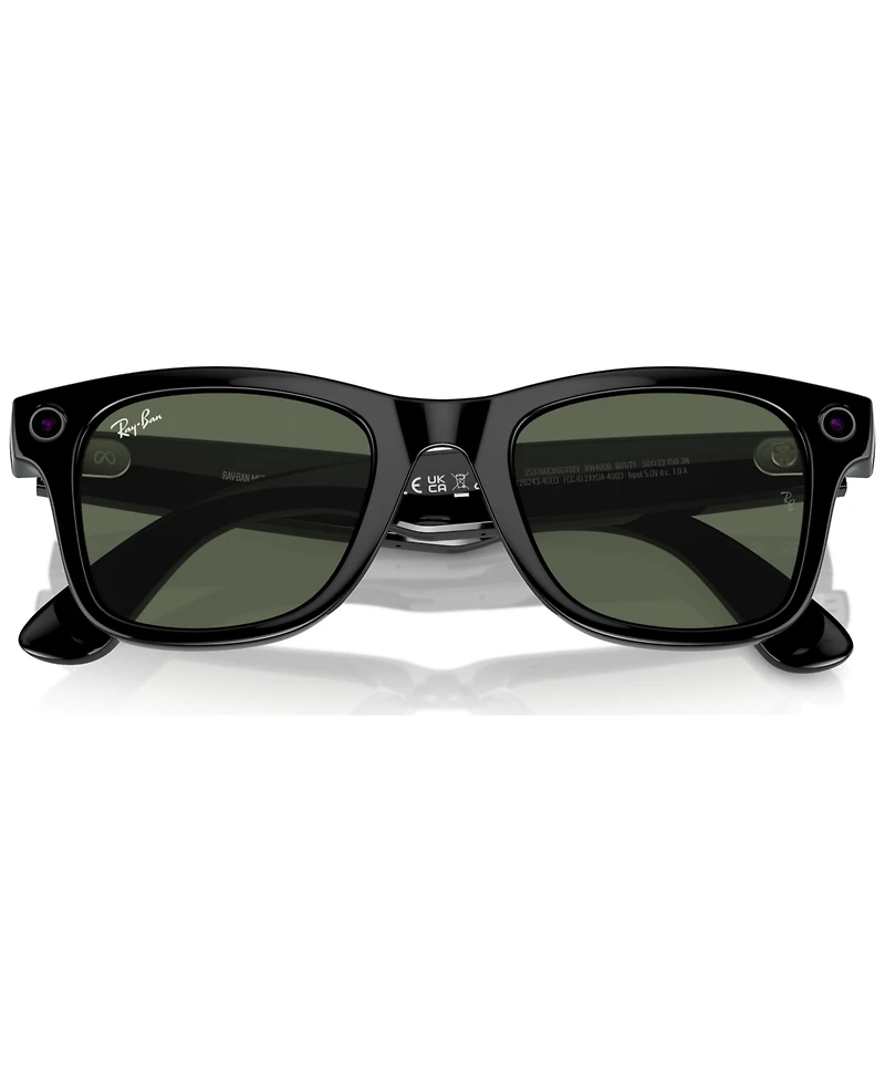Ray-Ban Meta Wayfarer Unisex Ai Sunglasses, RW4006
