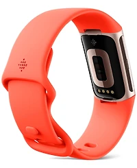 Fitbit Unisex Charge 6 Silicone Fitness Tracker Watch 36mm