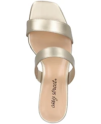 Easy Street Women's Clovelle Slip-On Block Heel Sandals