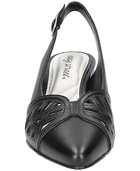 Easy Street Women's Bizzy Buckle Slingback Pumps