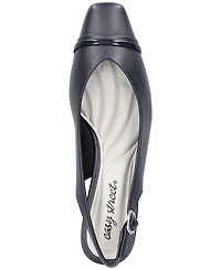 Easy Street Women's Sayo Buckle Slingback Pumps
