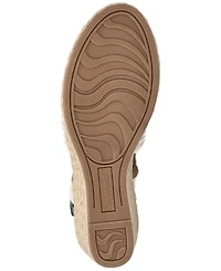 Easy Street Women's Taffy Buckle Slingback Espadrille Wedges