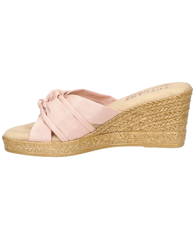 Easy Street Women's Ghita Slip-On Wedge Sandals