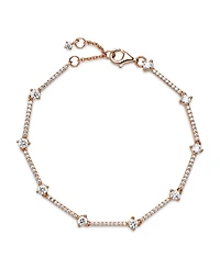 Pandora Cubic Zirconia Sparkling Pave Bars Bracelet