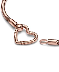 Pandora Cubic Zirconia 14K Rose Gold-Plated Sparkling Tennis Bracelet
