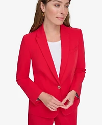 Tommy Hilfiger Women's One-Button Blazer