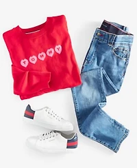 Tommy Hilfiger Womens Heart Sweater Th Flex Waverly Skinny Jeans