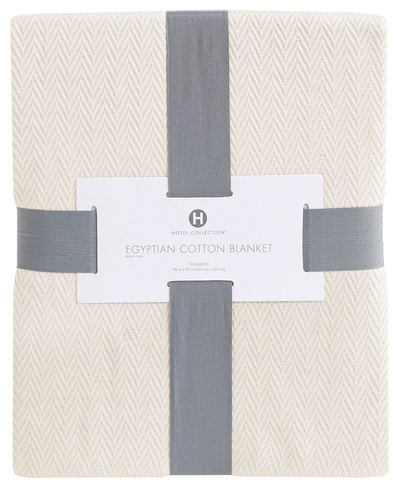 Hotel Collection 100% Egyptian Cotton Blanket, Twin, Exclusively at Macy's