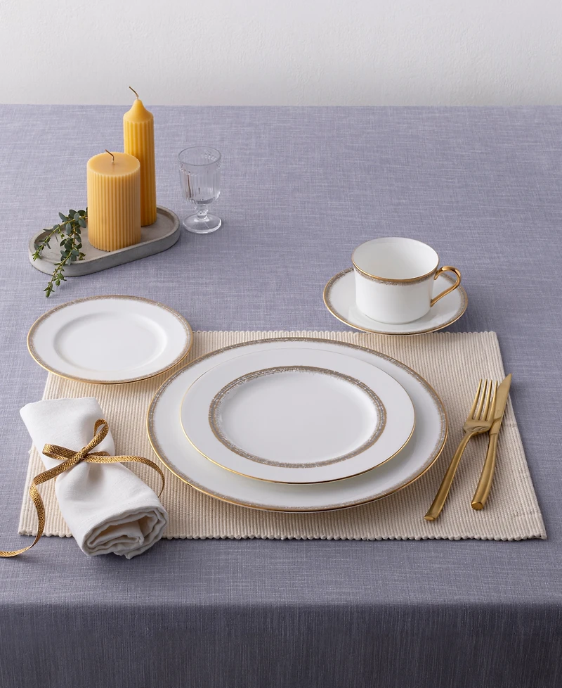 Noritake Haku Set of 4 Dinner Plates, Service For 4