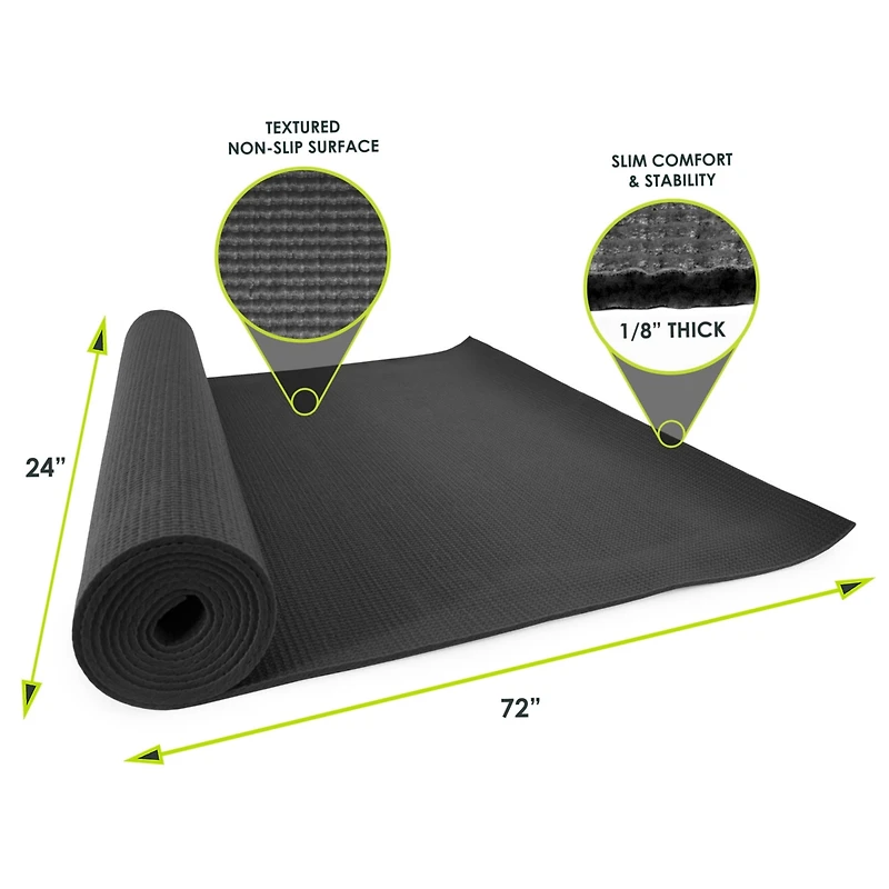 Classic Yoga Mat 1/8-in