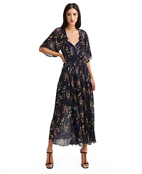 Belle & Bloom Women's Amour Amour Ruffled Midi Dress