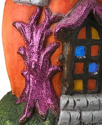 National Tree Company 18" Pumpkin Haunted House with Led Light