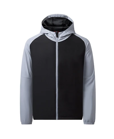 Alpine Swiss Men's Cory Light Windbreaker Jacket Water-Resistant Packable Hooded Softshell Coat Ideal for Travel Layering Everyday Outdoor Activities