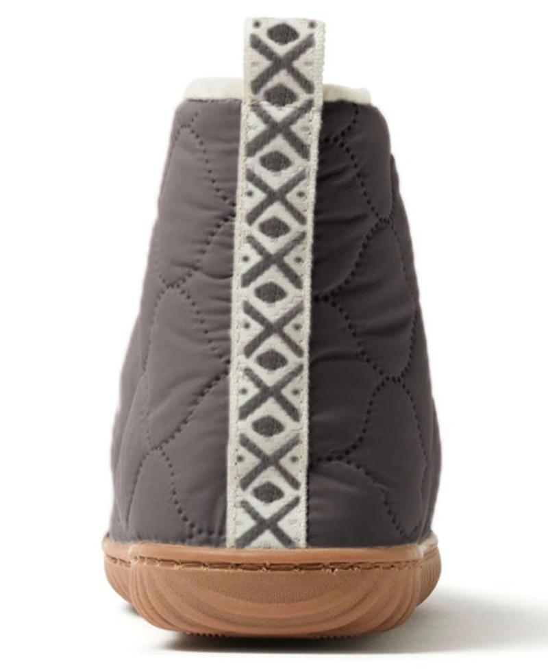 Dearfoams Women's Warm Up Bootie House Shoe Boot Slipper