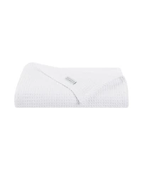 Waffle Weave Luxury Cotton Twin Size Bed Blanket, (Color Options), 66x90 in., Warm Blanket for Bedrooms
