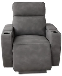 Greymel 37" Zero Gravity Fabric Chair with Power Headrest, Created for Macy's
