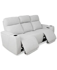 Greymel 84" Zero Gravity Fabric Sofa with Power Headrests, Created for Macy's