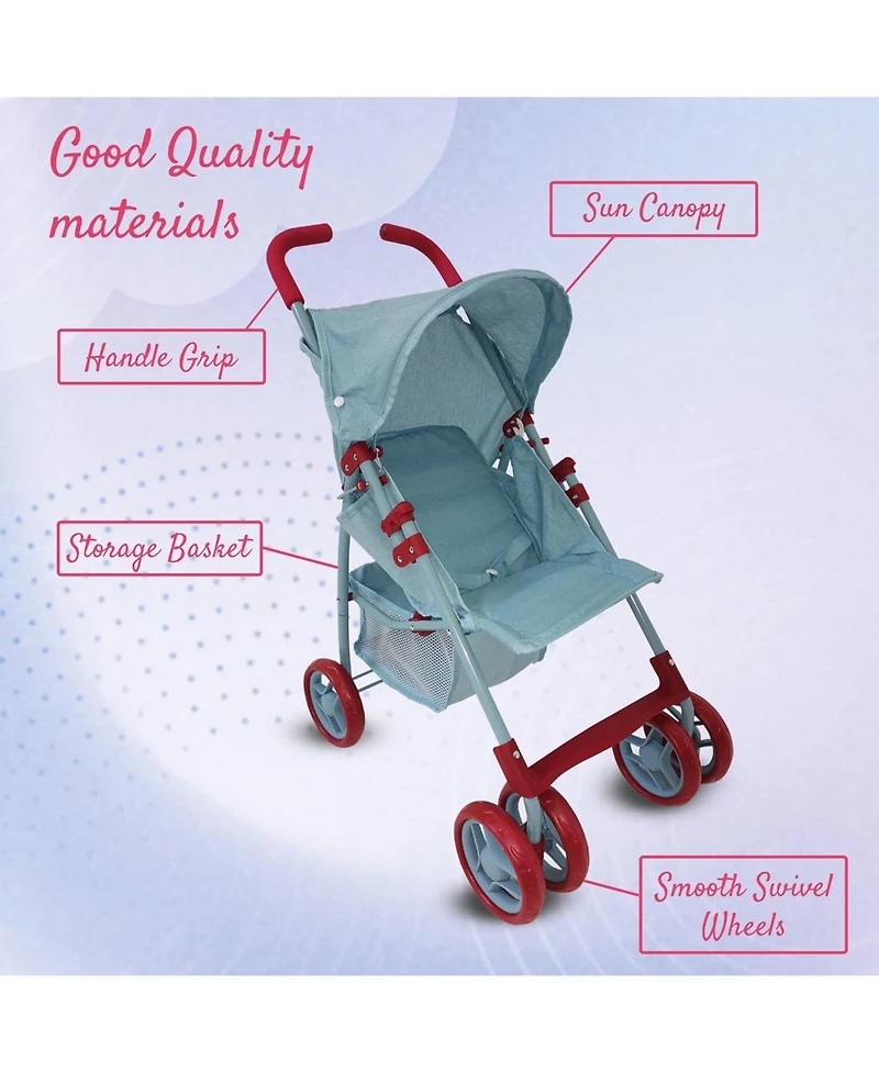 The New York Doll Collection 28 inch Baby Stroller
