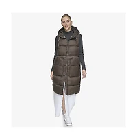 Andrew Marc Women's Kerr Horizontal Rail Quilted Matte Shell Puffer Vest