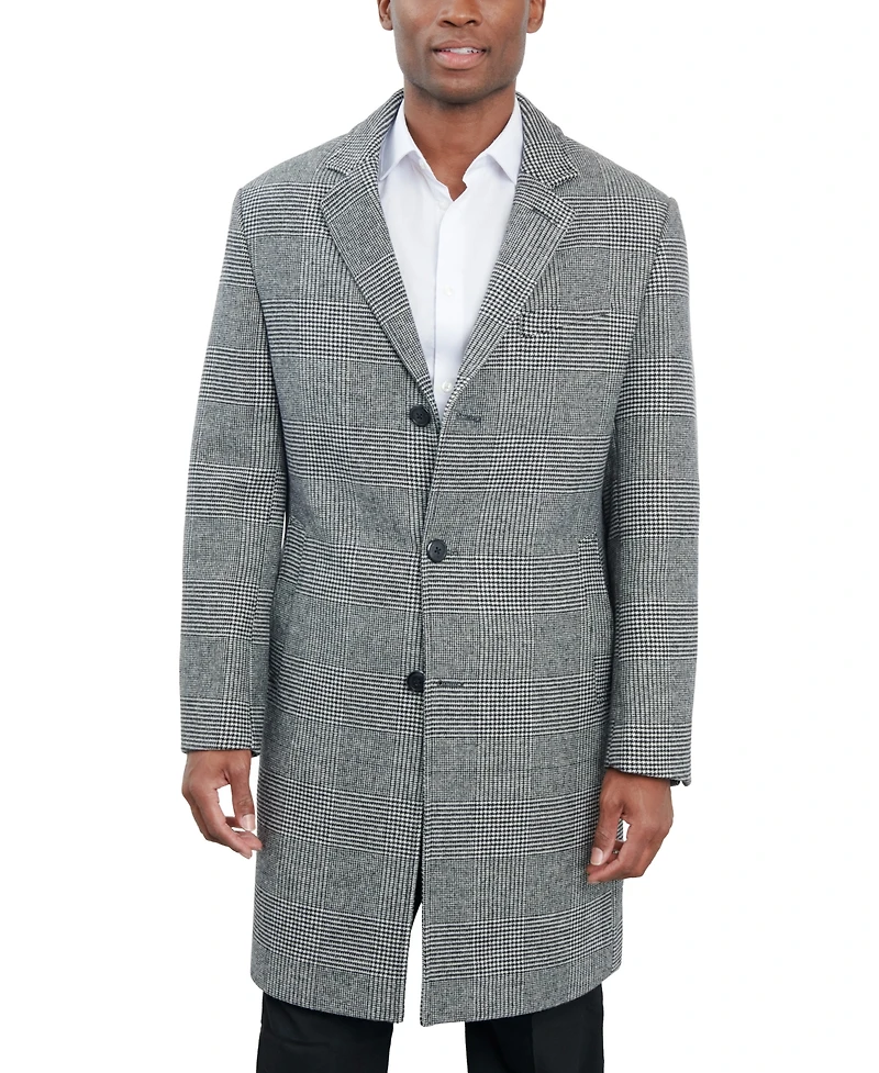 London Fog Men Signature Wool-Blend Overcoat