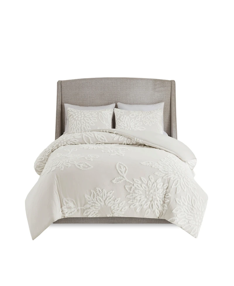 Madison Park Veronica Floral 3-Pc. Duvet Cover Set, King/California King