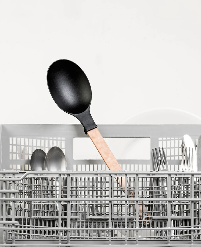 Epicurean Gourmet Series Nylon Large Spoon with Black Head Handle, 14"