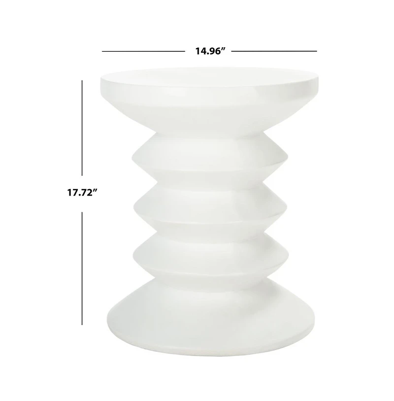 Benaya Concrete Accent Stool