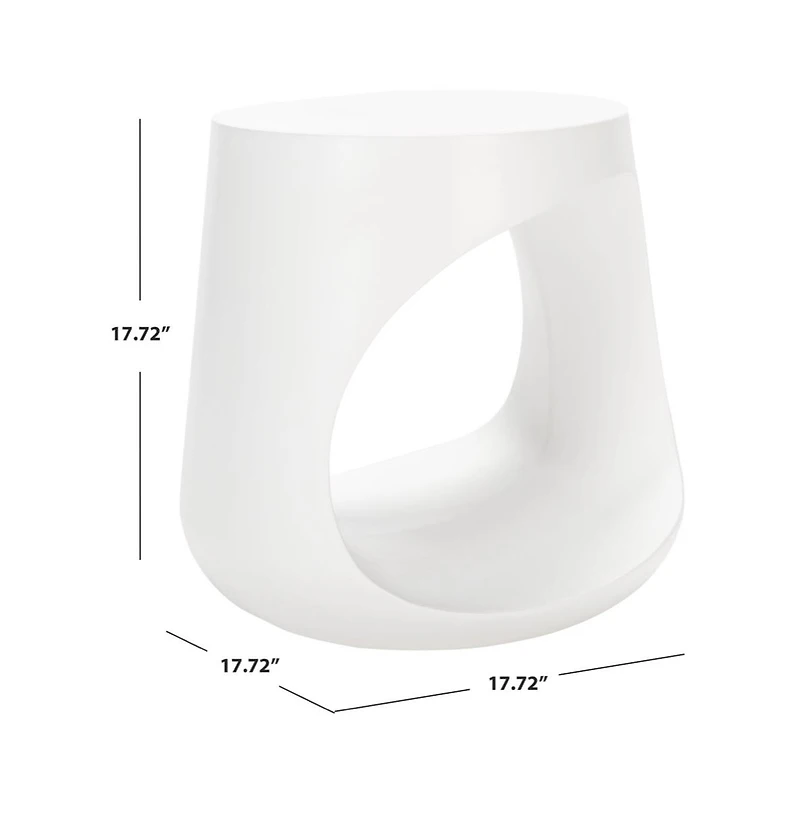 Vikki Concrete Accent Stool