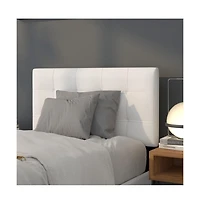 Quilted Tufted Twin Upholstered Headboard