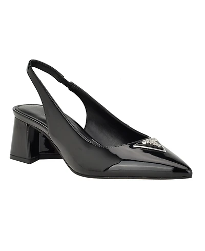 Guess Women's Zanda Slingback Block Heel Pumps