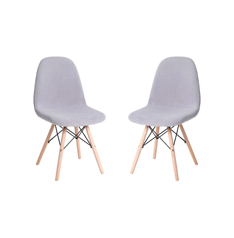 Set Of 2 Lyon Accent Chairs, Modern Chair For Bedroom, Entryway, And Living Room