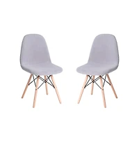 Set Of 2 Lyon Accent Chairs, Modern Chair For Bedroom, Entryway, And Living Room