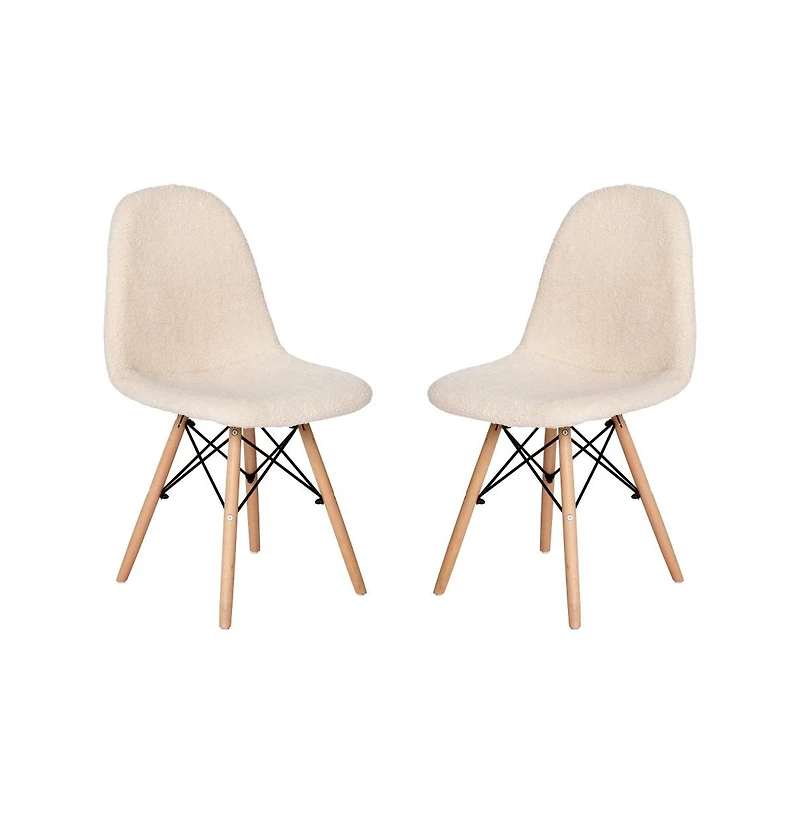 Set Of 2 Lyon Accent Chairs, Modern Accent Chair For Bedroom, Entryway, And Living Room