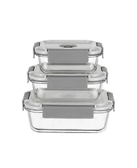 Genicook Geni-fresh Vacuum Sealable Glass Container Manual Pump Set