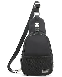 Calvin Klein Jessie Nylon Front Buckle Sling with Mesh Pocket