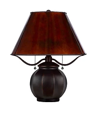 19.5" Height Metal and Resin Table Lamp