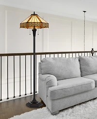 60" Height Metal and Resin Floor Lamp