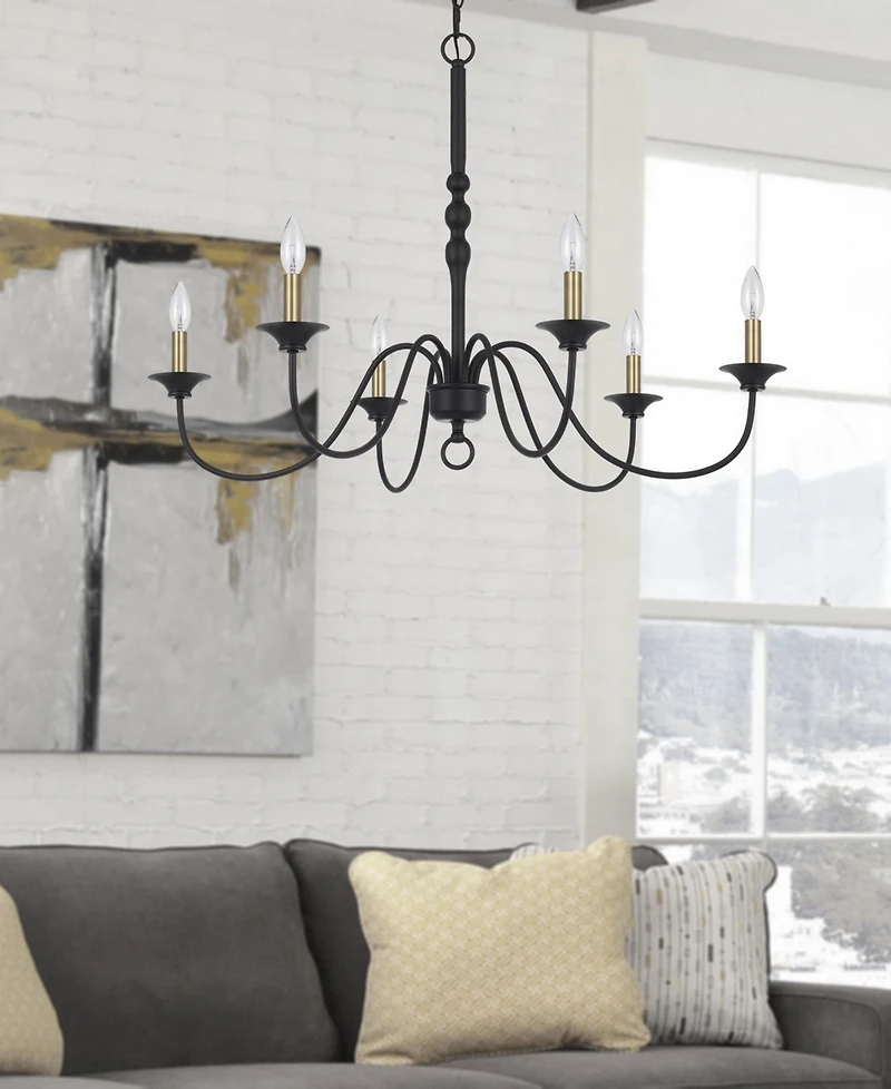 Marino 25" Height Metal Chandelier